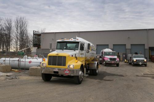 Propane trucks commercial delivery
